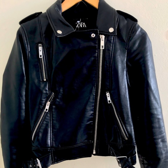 ZARA Faux Leather Jacket - Picture 6 of 7